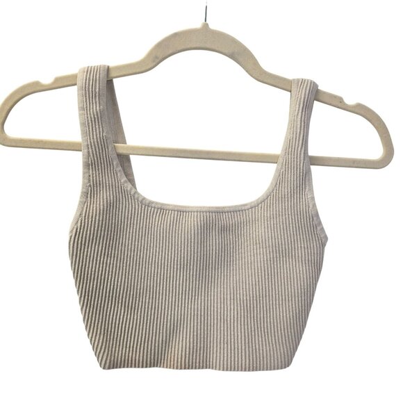 Babaton Tops - Babaton Ribbed Crop Top Size 2XS